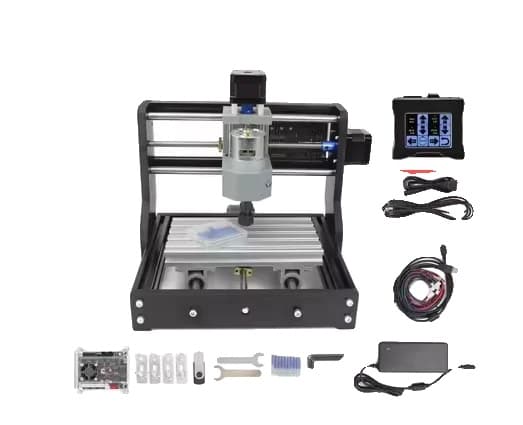 CNC-fräsmaskin, 3-axlig kontroll, kompakt design,Touch Controller, Ingen laserhuvud-a