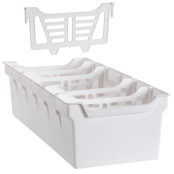 Krydderi Organizer, Vertikal Opbevaring, Tilpasselige Rum,HVID