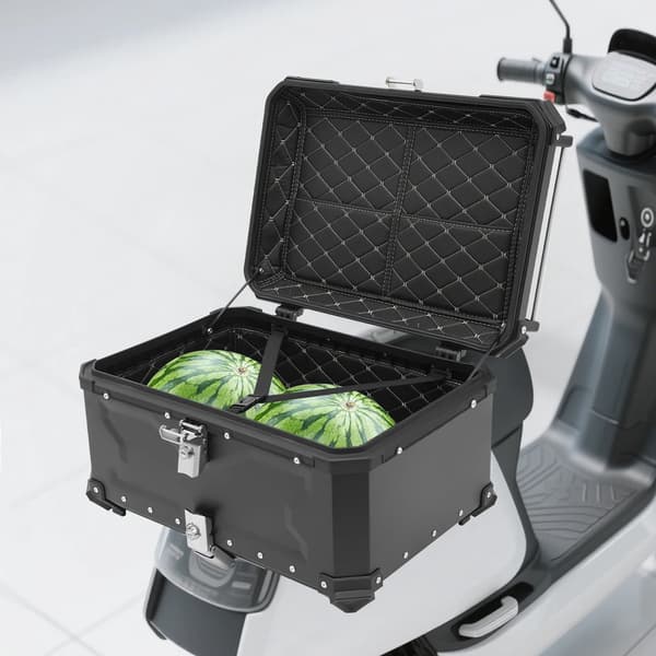 Motorcykel Baklåda, Hållbart Material, Låsbar Design,65L