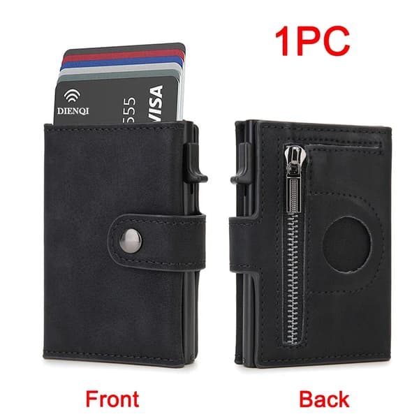 Plånbok, Slim Design, RFID-skydd,svart