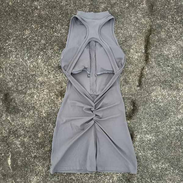 Yoga Jumpsuit, Åndbar, Hurtigtørrende,GRÅ-b, S-a