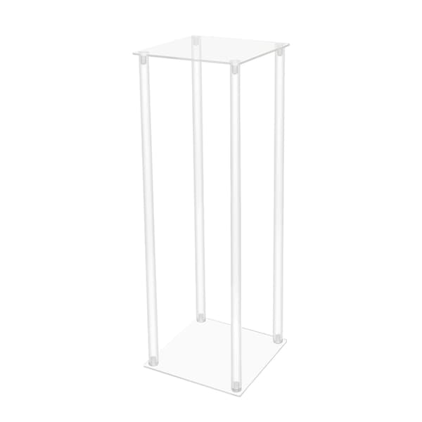Akrilblomdisplayställ, 3KG kapacitet, elegant design,Klar