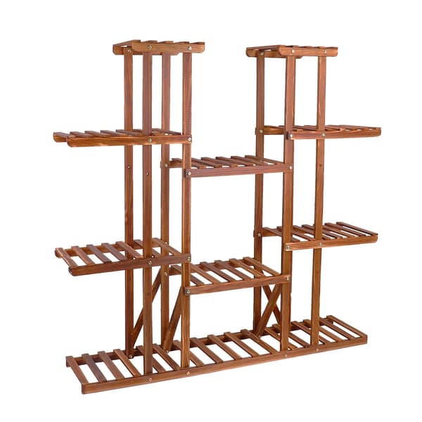 Plantebord, Multi-Niveau Design, Holdbart Fyrretræ,Brun