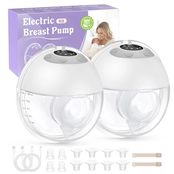 Brystpumpe, 4 tilstande, 12 suge niveauer,2 PCS