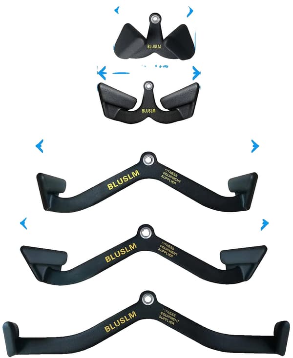 Träningsfästen Set, Hållbart Stål, Passar Standard Kabelmaskiner,BL5PCS
