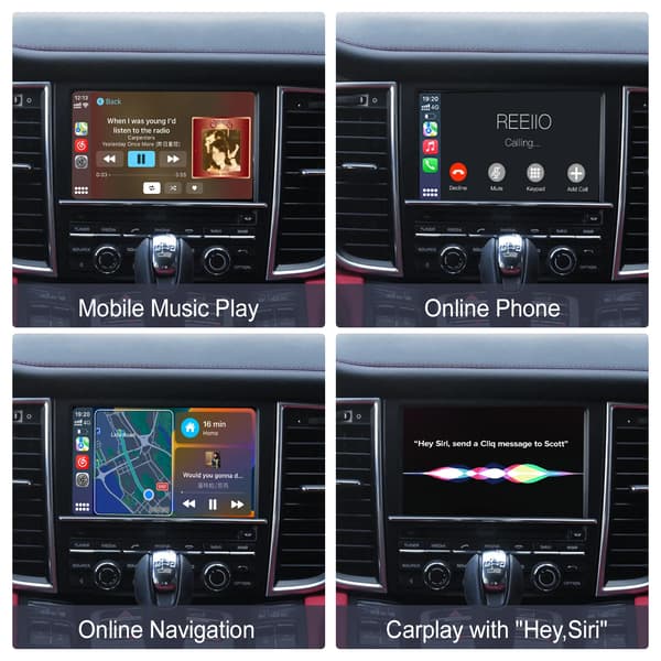 Trådløs CarPlay Auto Modul, Multifunktionalitet, Nem Installation,PCM3.1