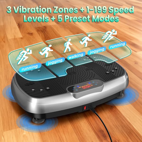 Värähtelyalusta, Bluetooth-kaiutin, Liukumaton muotoilu,Harmaa