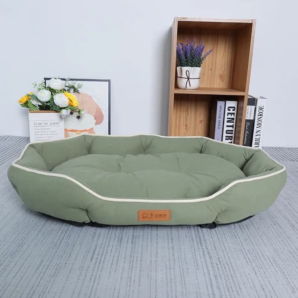 Kæledyrssofa, Varmt Materiale, Rummelig Design,70X50X13, grøn