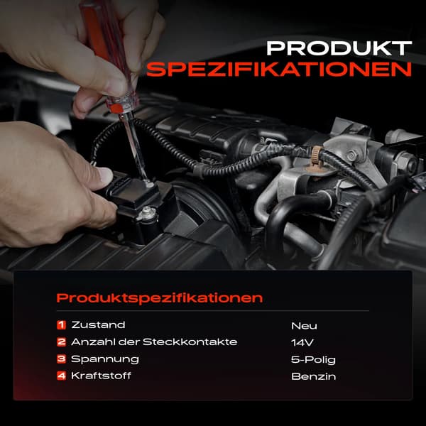 Masse Luftstrømsmåler, Højkvalitets kompositmateriale, Standard størrelse fitting, Passer til Audi A8 4E2 4E8, 8 stikforbindelser