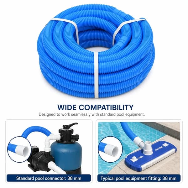 Poolslang, Hållbart PVC-material, Hög prestanda,armégrön