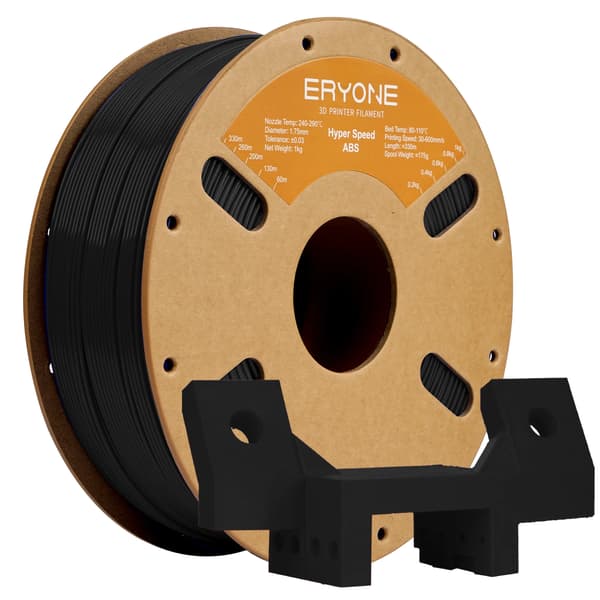 3D-skrivarfilament, ABS-material, högpresterande,svart