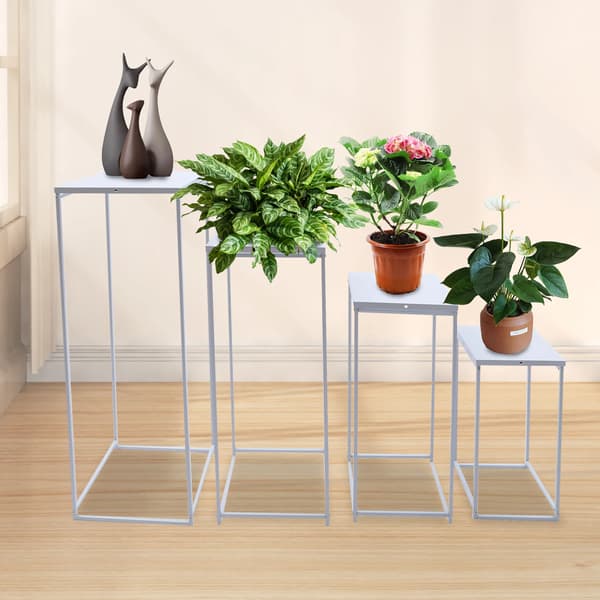 Blomsterstande, Metal Konstruktion, Alsidig til Begivenheder,HVID
