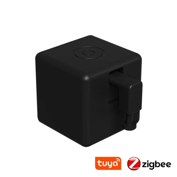 Smart Fingerbot, Röststyrning, Tidsinställd Automation,Svart-Zigbee