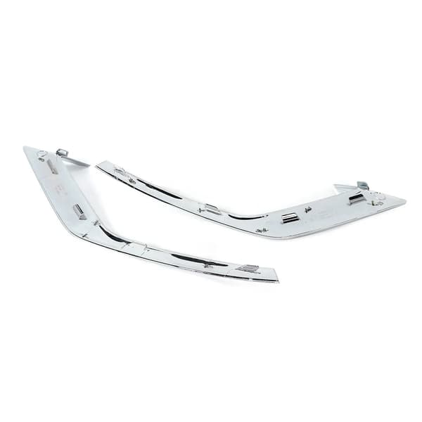 Front Bumper Trim, Kompatibilitet med Volvo S60 V60, Holdbart ABS Materiale,1 par