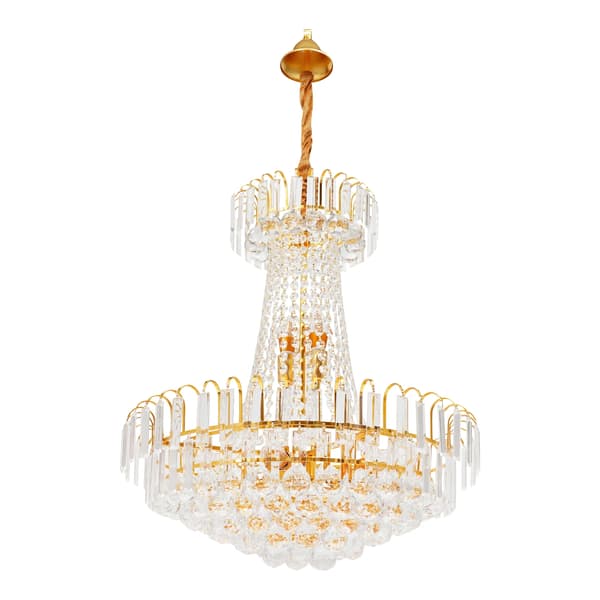 Kronleuchter, K9 Krystal Design, Loftmontering,Guld