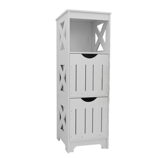 Förvaringsskåp, Elegant Design, Hållbart Material,VIT