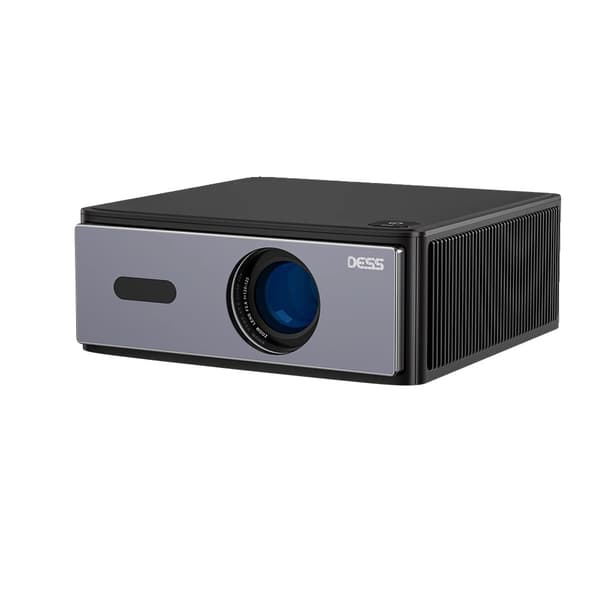 Projektor, 1080P understøttelse, Bluetooth og WiFi-forbindelse,sort