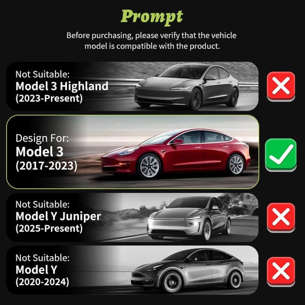 Hjulafdækning, Holdbart ABS-materiale, Passer til Tesla Model 3,18 Tommer Sakura, Tesle, Model 3 18 Tommer