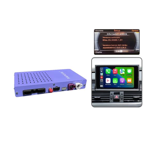 Decoderboks, Wireless CarPlay, Android Auto Retrofit Kit,LA10-AU3G