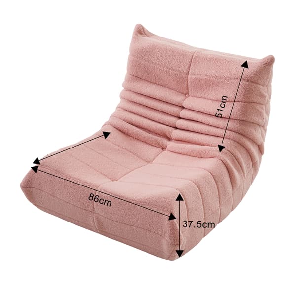 Bønnepose Sofa, Letvægts, Ergonomisk Design,Pink