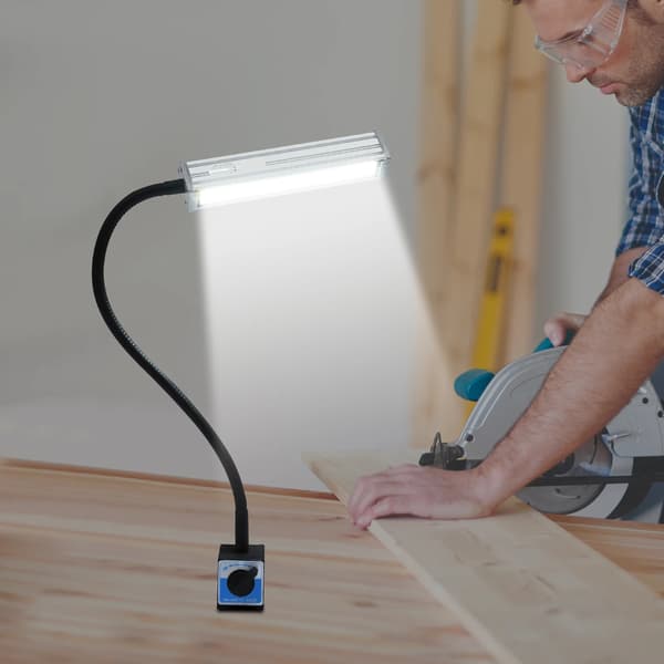LED Arbejdslys, 360° Bøjning, Magnetisk Base,10w, sort