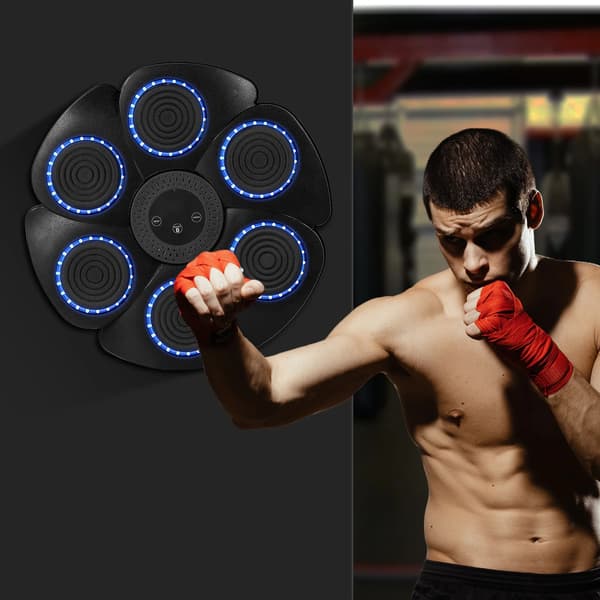Boxningsmaskin, Bluetooth-anslutning, Justerbara rytmmode,svart