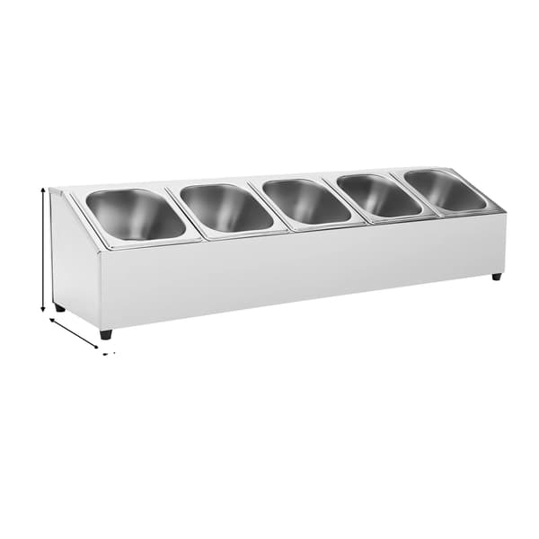 Kryddlåda, Rostfritt Stål, Platsbesparande Design, Silver
