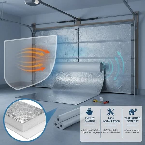 Refleksiv Termisk Isolering, Nem Installation, Energieffektivitet,hær grøn