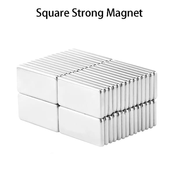 Magneter, rektangulær form, holdbart støbejernsmateriale,50stk 20x10x3mm