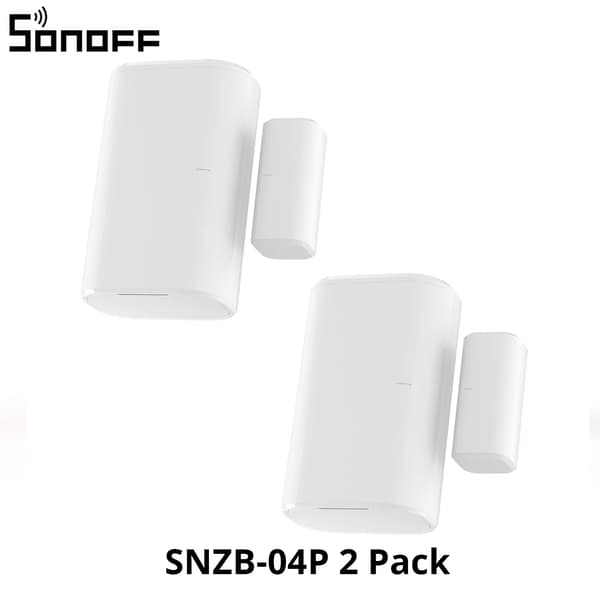 Dørvinduesensor, Zigbee 3.0, Tamper Alarmfunktion,SNZB-04P 2 Pak
