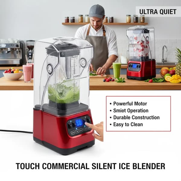 Smoothie Blender, Kraftfull Motor, Touch Screen Kontroll,EU