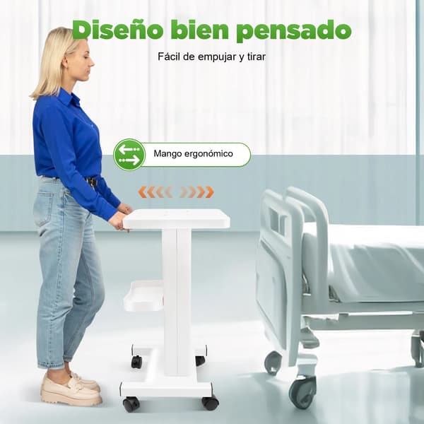 Salonvogn, Nem Mobilitet, Pladsbesparende Design,HVID