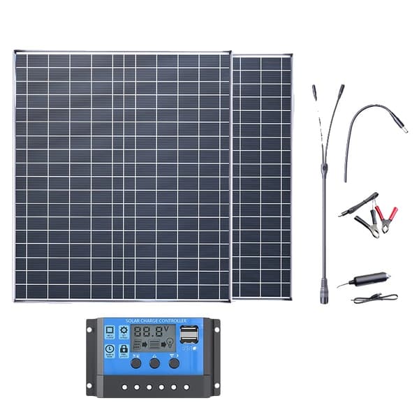 Solpanelset, 1000W Effekt, Hög Effektivitet,2PC Kits