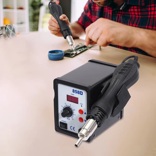 Lodde Station, 700W Effekt, Justerbar Temperatur 100-450°C,sort