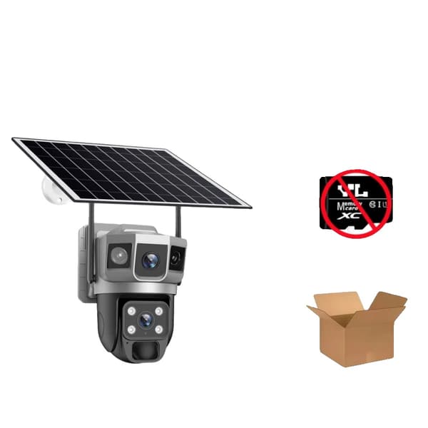 Overvågningskamera, 4G-forbindelse, solcelledrevet,Kun CCTV NO kort