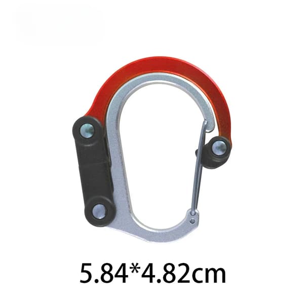 Karbinhake, Lätt, Hållbar Design,Röd