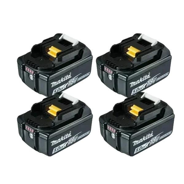 Batteri för elverktyg, Litiumjon, Hög kapacitet, 4PCS 5.0Ah batterier