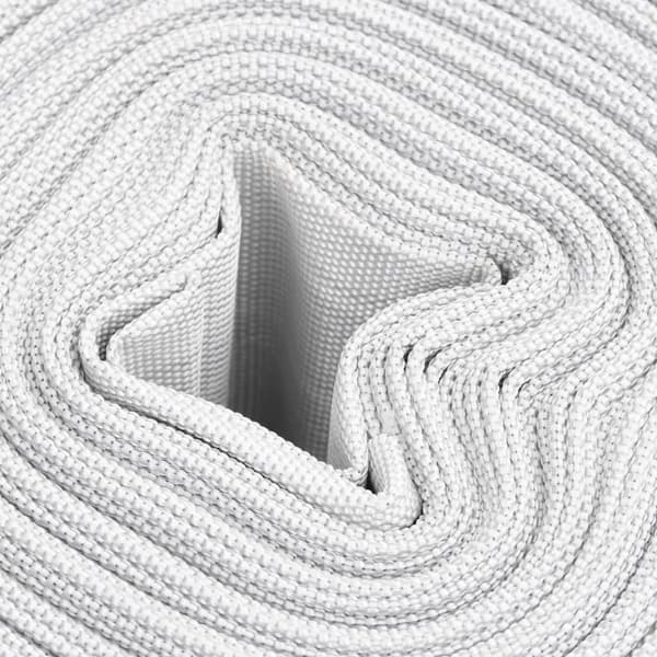 PVC Fladslange, 20m Længde, 3-tommer Diameter,HVID