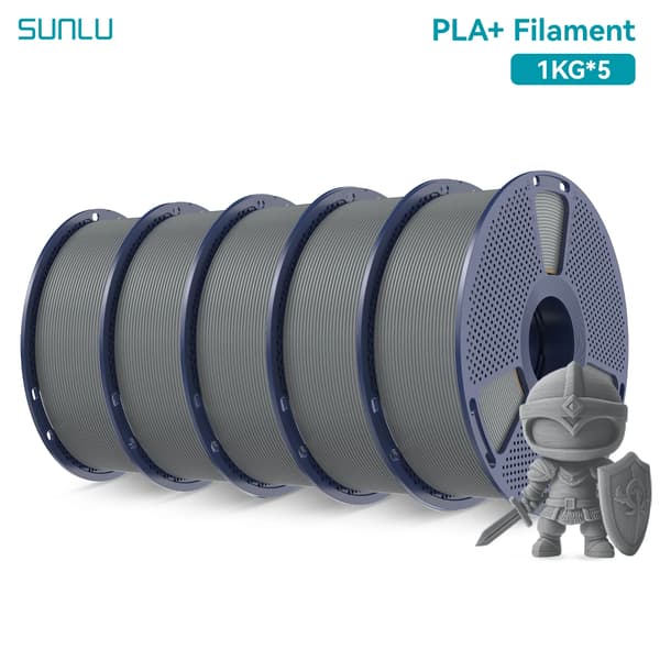3D-utskrift filament, hög hållfasthet, miljövänligt material,5KG Grå