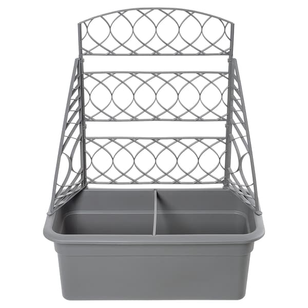 Växtstödskrukor, Hållbart Material, Modern Design,Ljusgrå