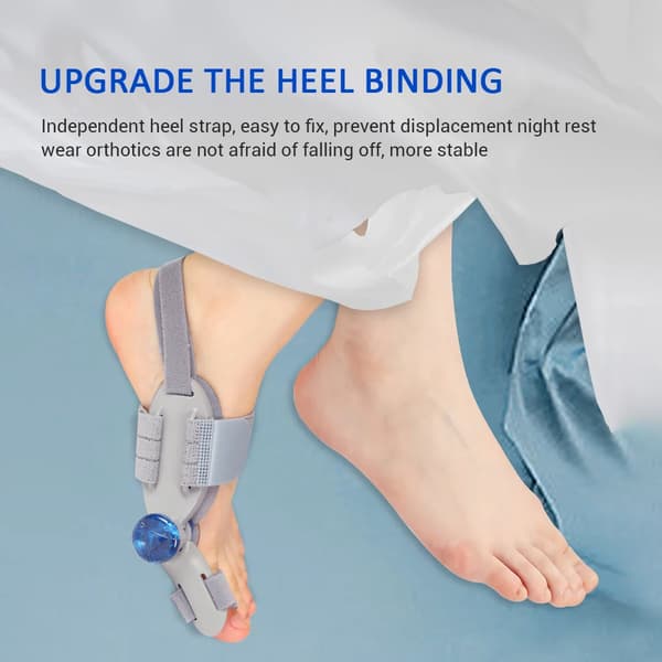 Bunion Korrigerer, Justerbar Spænding, Blød Silikonepude,1PC