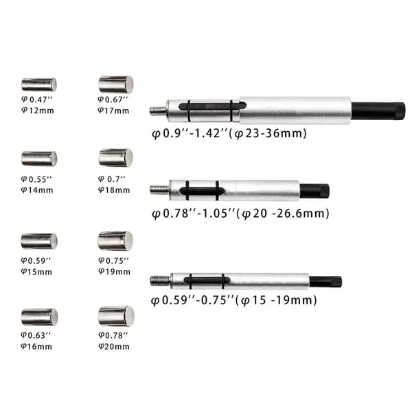 Kopplingsjusteringsverktyg, 11-delarsset, precisionsstål konstruktion,11pcs
