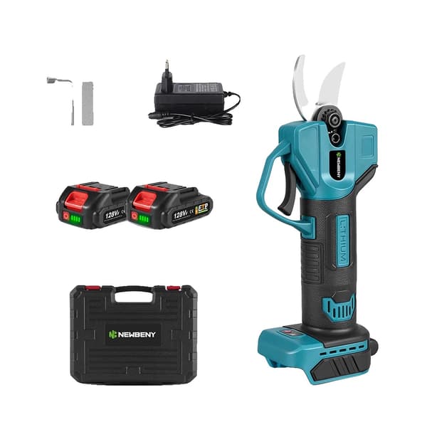Elektrisk Sekatör, 18V Kraft, Ergonomisk Design,2xBatteri Set