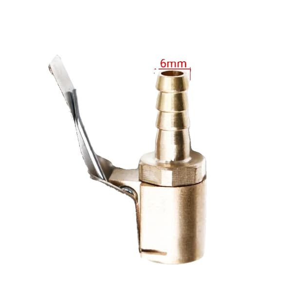 Bil Luft Chuck, Messing Konstruktion, Hurtigforbindelse,6mm, 1stk