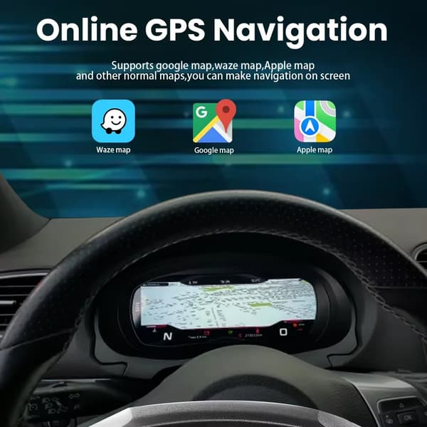 Digital Dashboard Cluster, Trådløs Forbindelse, Nem Installation,Til Passat B8
