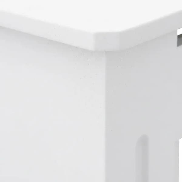 Radiator Dække, Trækonstruktion, Elegant Design,Hvid