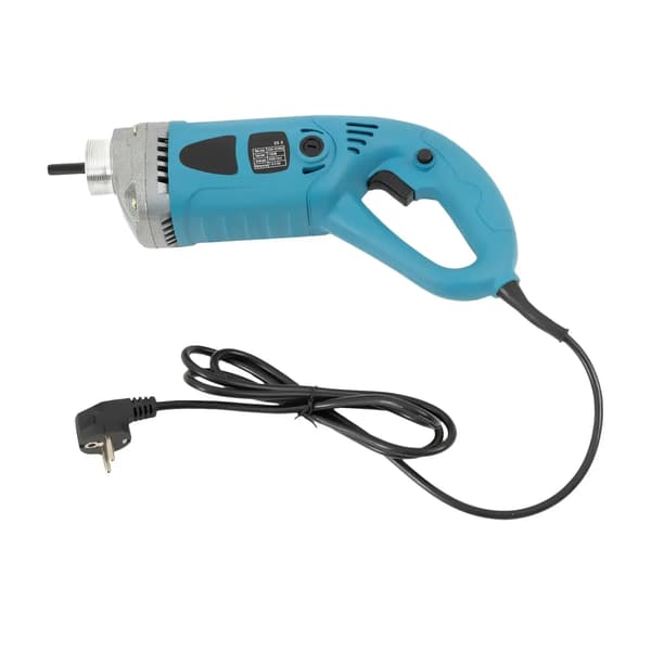 Betongvibrator, Handhållen Design, 1,5m Slang,EU, Blå
