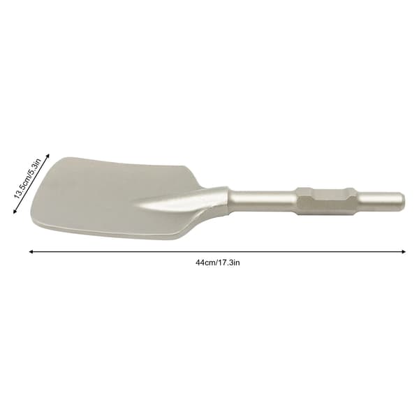Jack Hammer Spade, Hållbart Kromstål, Mångsidig för Grävning,Silver