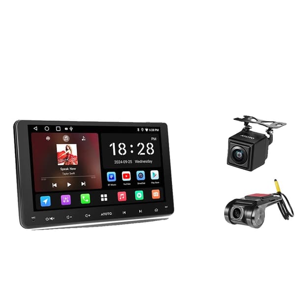Touchscreen Bilstereo, Navigationssystem, Trådlös Anslutning,med kamera DVR