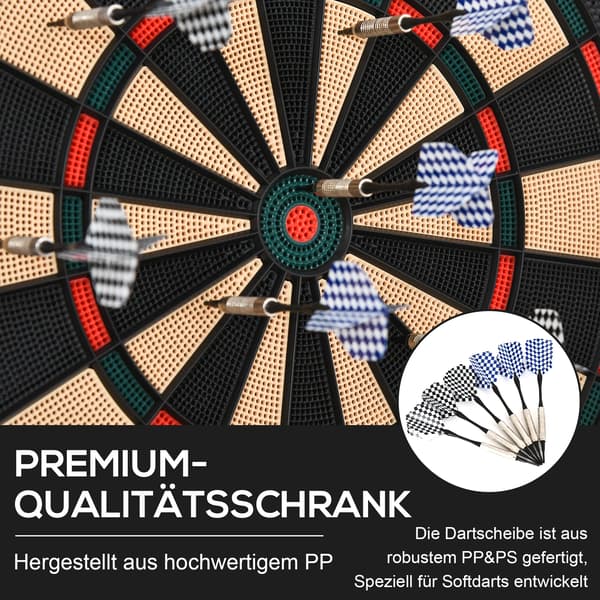 Dart-taulu, 18 pelitilaa, LCD-näyttö,musta